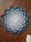 Gradient Blue & White Doily